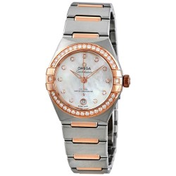 Pre-owned Omega Constellation Manhattan Automatic Diamond Ladies Watch 131.25.29.20.55.001