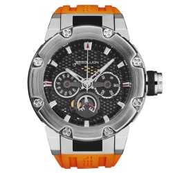 Predator Chronograph Automatic Black Dial Men's Watch RB.PR.MCH.ST-2