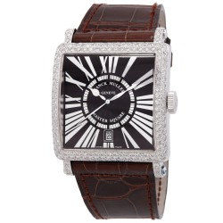 Master Square Automatic Diamond Black Dial Watch 6000 H SC DT D AC
