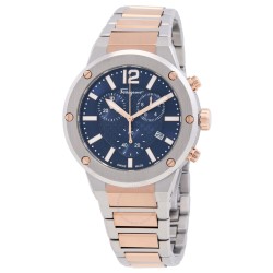 F-80 Chronograph Quartz Blue Dial Men's Watch SFJE00524