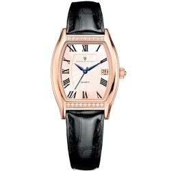 Gemma Quartz Rose Gold Dial Ladies Watch CV2445