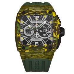 Re-Volt Chronograph Automatic Black Dial Men's Watch RB.REV.CH.CA.TXS