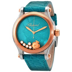Happy Fish Automatic Blue Mother of Pearl Dial Ladies Watch 278578-6001
