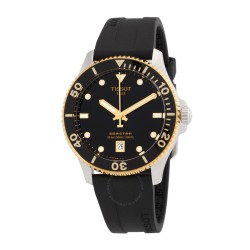 Seastar 1000 Quartz Black Dial Men's Watch T120.410.27.051.00