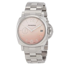 Luminor Due Pastello Automatic Pink Dial Watch PAM01319