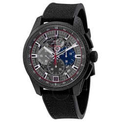 El Primero Automatic Skeleton Dial Rubber Strap Watch 10.2260.4052W/98.R573