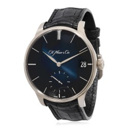 Pre-owned H. Moser & Cie Venturer Hand Wind Blue Dial Men's Watch 2100-0202