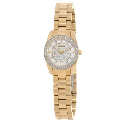 Crystal Quartz White Dial Ladies Watch and Bracelet Gift Set 98X137