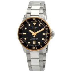 Seastar 1000 Quartz Black Dial Unisex Watch T1202102105100