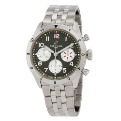 Classic Avi 42 Curtiss Warhawk Chronograph Automatic Green Dial Men's Watch A233802A1L1A1