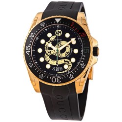 Dive Quartz Black Dial Men's Watch YA136219