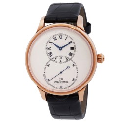 Grande Seconde Ivory Dial Automatic 18K Rose Gold Men's Watch J014013201