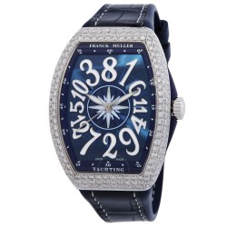 Vanguard Automatic Diamond Blue Dial Ladies Watch V 35 CH YACHTING D AC BL