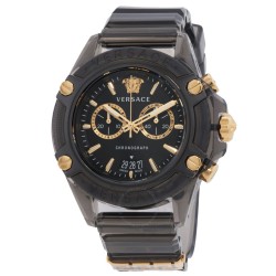 Icon Active Chronograph Quartz Black Dial Unisex Watch VEZ700421