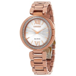 Capella Diamond Silver Dial Ladies Watch EX1503-54A