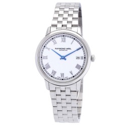 Toccata Quartz White Dial Men's Watch 5485-ST-00359