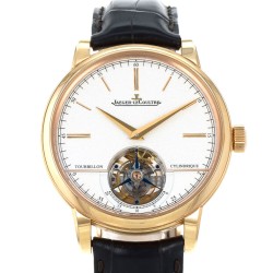 Pre-owned Jaeger-LeCoultre Master Grande Tradition Tourbillon Automatic Silver Dial Men's Watch Q5082420