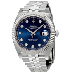 Datejust Blue Diamond Dial Automatic Men's Jubilee Watch 126334BLDJ