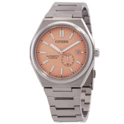 Zenshin Automatic Salmon Dial Men's Watch NJ0180-80Z