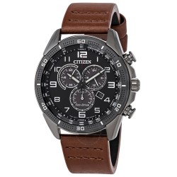 AR Eco-Drive Chronograph Black Dial Men's Watch AT2447-01E