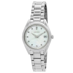 Diamond Quartz Mother of Pearl Dial Ladies Watch SUR579P1