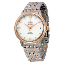De Ville Automatic Mother of Pearl Dial Stainless Steel and 18kt Rose Gold Ladies Watch 42420332005002
