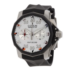 Admiral's Cup Leap Second Foudroyante Chronograph White Dial Titanium Men's Watch 895931060371AA92