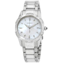 Quartz Crystal White Dial Ladies Watch SKK727P1