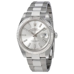 Datejust Silver Dial Automatic Men's Oyster Watch 126334SSO