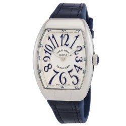 Vanguard Quartz Silver Dial Ladies Watch 35QZBLUSILBLU