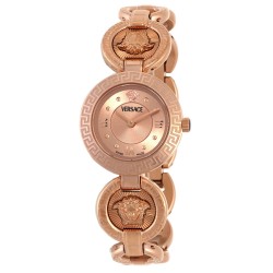 Greca Jewel Quartz Rose Gold Dial Ladies Watch VEWCA0424