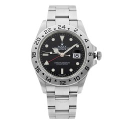 Pre-owned Rolex Explorer II GMT Automatic Chronometer Black Dial Men's Watch 16570T BKSO