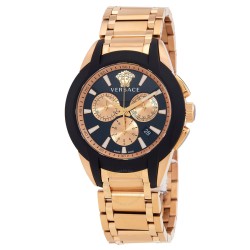 Chronograph Character Quartz Black Dial Men's Watch VEM800318