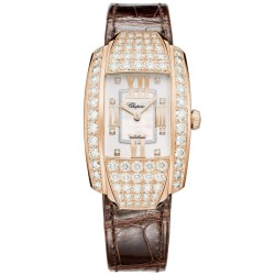 La Strada Quartz Mother of Pearl Diamond Dial 18K Rose Gold Ladies Watch 419403-5004