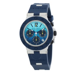 Aluminium Capri Edition Chronograph Automatic Blue Dial Men's Watch 103844