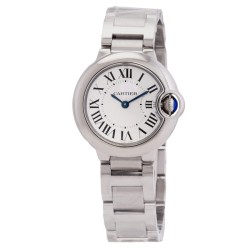 Ballon Bleu 28 mm Silver Dial Watch WSBB0073