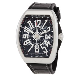 Vanguard Yachting Automatic Black Dial Men's Watch 45SCYACHTBLK1