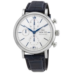 Portofino Chronograph Automatic White Dial Men's Watch IW391037
