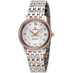 De Ville Prestige Butterfly Silver Diamond Dial Ladies Watch 424.25.27.60.52.001
