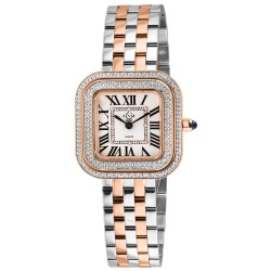 Bellagio Quartz White Dial Ladies Watch 12134B
