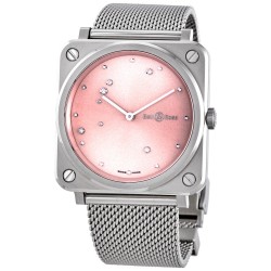 Pink Diamond Eagle Quartz Pink Dial Ladies Watch BRS-EP-ST/SST