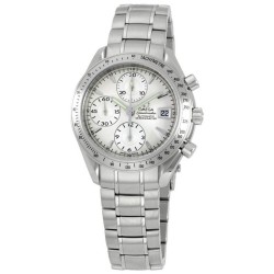 Pre-owned Omega Seamaster Chronograph Tachymeter Silver Dial Men's Watch 3211.30