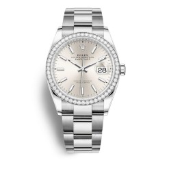 Datejust 36 Automatic Silver Dial Unisex Oyster Watch 126284SSO