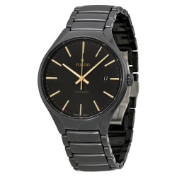 True Black Dial Black Ceramic Automatic Men's Watch R27056162