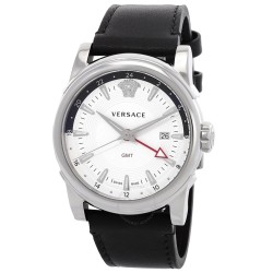 GMT Vintage Quartz Silver Dial Men's Watch VEV300119
