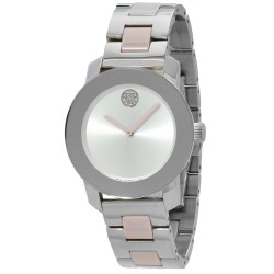 Bold Quartz Silver Dial Ladies Watch 3600801