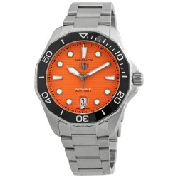 Aquaracer Automatic Orange Dial Men's Watch WBP201F-BA0632