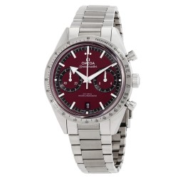 Speedmaster Chronograph Hand Wind Burgundy Dial Men's Watch 332.10.41.51.11.001