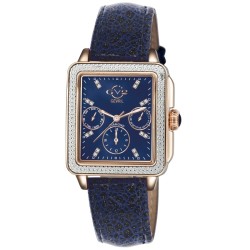 Bari Sparkle Quartz Diamond Blue Dial Ladies Watch 9234