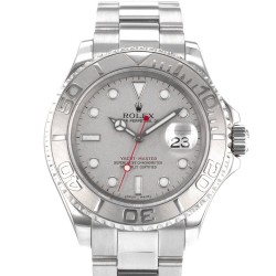 Pre-owned Rolex Yacht-Master 40 Automatic Chronometer Silver Dial Men's Watch 16622 SSO